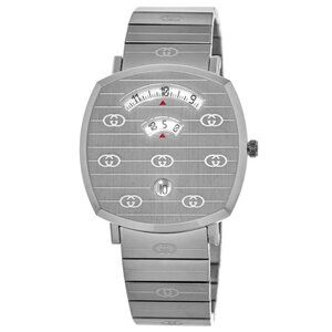 NEW Gucci Grip YA157410 Stainless Steel Watch 38 mm Unisex